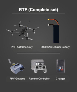 ชุดโดรน FPV 7 10 13นิ้วระยะไกล20กม. กล้องมองภาพกลางคืน1.2G 2.5W vtx RTF ESC ความเร็วสูงโดรน UAV - Product Image 5