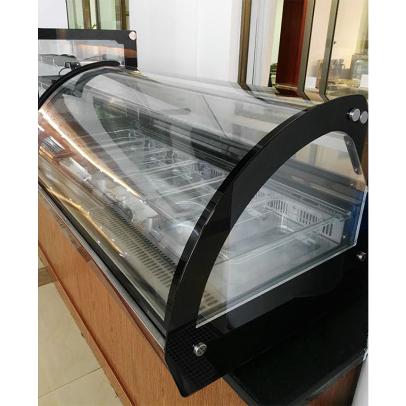 122l Commercial Refrigeration Equipment Mini Ice Cream Display Showcase