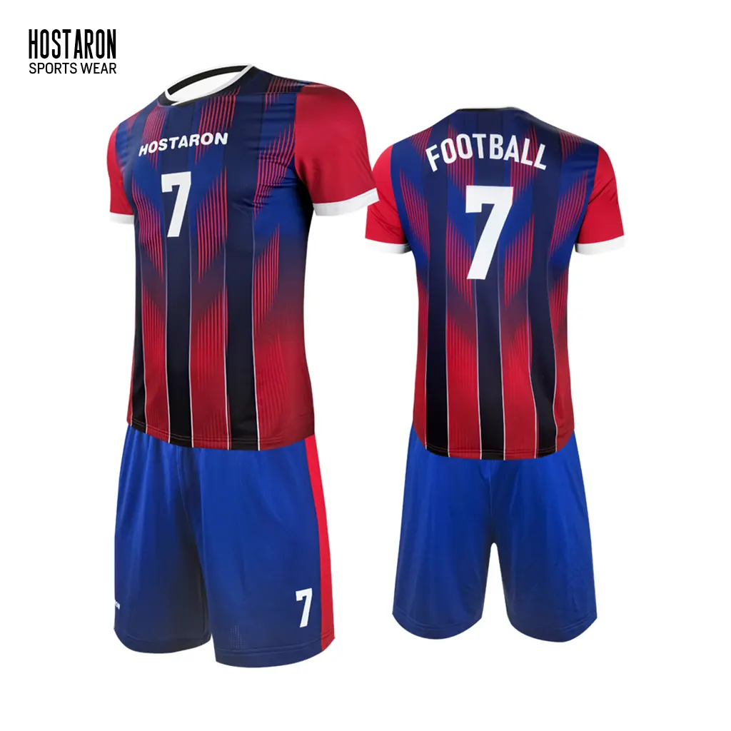 HOSTARON, uniforme de fútbol, Conjunto de camiseta de fútbol con logotipo personalizado y camiseta de fútbol, ropa de fútbol, uniformes deportivos