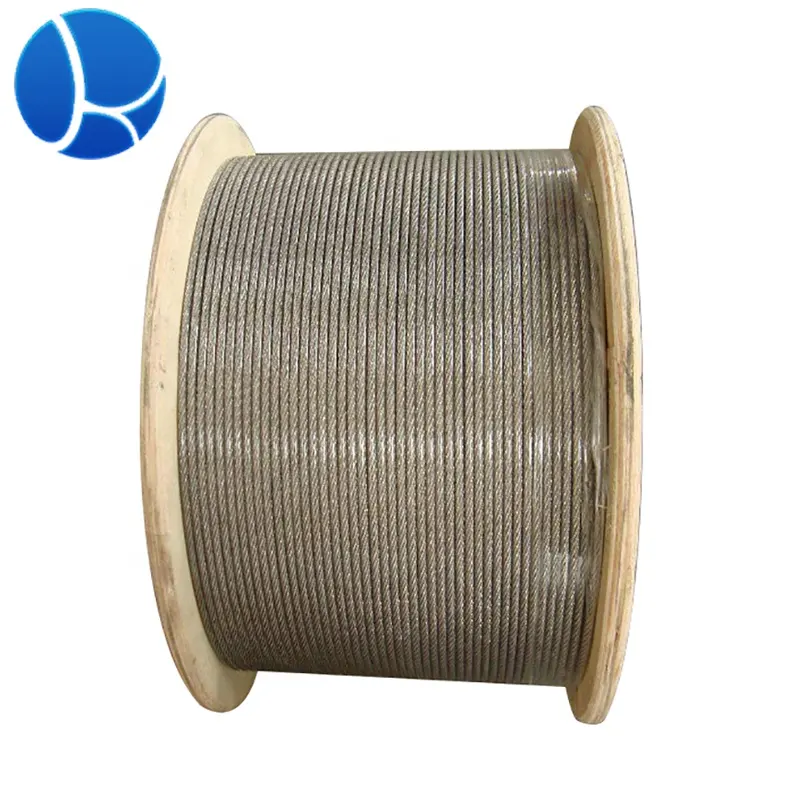 Zincato filo di acciaio corda di carbonio del filo di acciaio corda di filo di acciaio inossidabile corda con il buon prezzo
