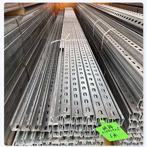 U-kênh C kênh thép năng lượng mặt trời PV gắn khung hệ thống quang điện hỗ trợ bằng tấm kim loại chế tạo - Product Image 3