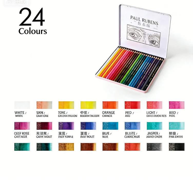 Colored pencils 24colors