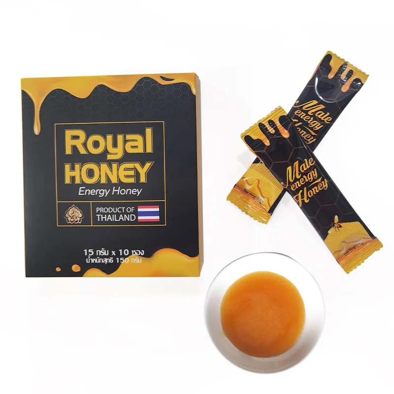 OEM Factory Men's Honey Natural Pure Bee Wild Energy Honey 15g 10 Small Bags