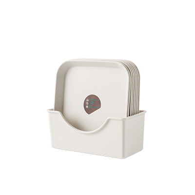 White-8 plates+1 base