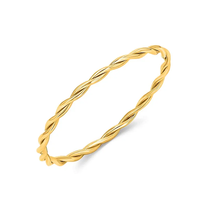 Модное простое женское кольцо Milskye S925 из чистого серебра с золотым покрытием