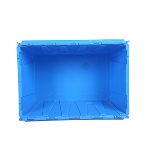 Caja de transporte de fruta apilable, contenedor de almacenamiento móvil de plástico, caja de logística - Product Image 6
