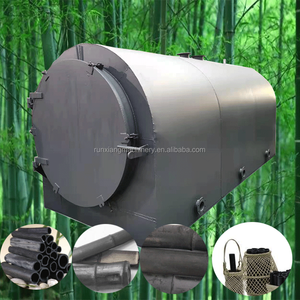 椰壳炭化炉卧式生物质木炭制造机炭化炉出售