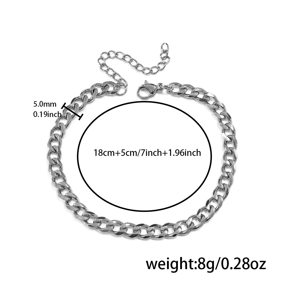 P0014-2 Bracelet (1.4 Single Clasp, 6-Sided Polish)