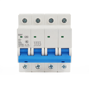 DZ47 63 1A 2A 3A 4A 6A 10A 16A 20A 32A 40A 50A 63A MCB anahtarı 1 2 3 4 p çift kutuplu dc elektrik mini minyatür devre kesici - Product Image 4