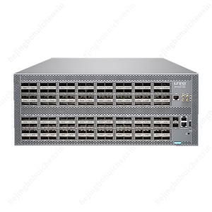 Juniper-Interruptor de red Ethernet con software, sistema de alimentación de CA doble y salida de flujo de aire, 128 puertos, 128X100G, 4U, 2 unidades