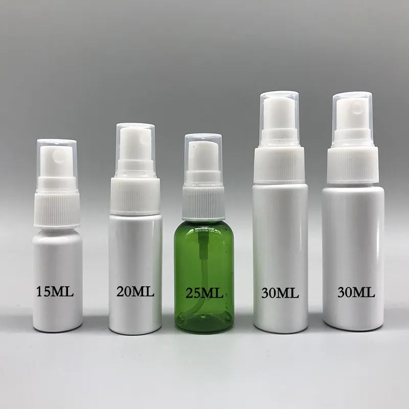 Fabrication En Plastique PET 15ml 20ml 25ml 30ml dégagent la Bouteille fine De Jet de brume pour le cosmétique de parfum