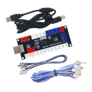 New Perfect <strong>USB</strong> PC Joystick PCB Board <strong>USB</strong> Game Control Board <strong>USB</strong> Fighter <strong>Controllers</strong> to JAMMA MAME