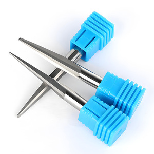 Çift kenarlı konik düz flüt topu freze kesicisi ağaç İşleme için <span class=keywords><strong>6mm</strong></span> sap çapı karbür kesiciler özel ODM desteği