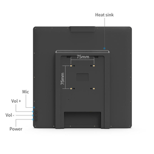 ติดผนัง10.1นิ้วจอ LCD แบบสัมผัสหน้าจอคู่ WiFi USB RK3568แอนดรอยด์11ป้ายดิจิตอลในร่มสำหรับลิฟท์ร้านอาหาร