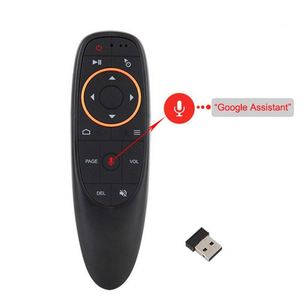 G10 akıllı ses uzaktan kumanda 2.4G RF kablosuz hava fare jiroskop X96 mini H96 MAX A95X F3 Android TV kutusu - Product Image 1