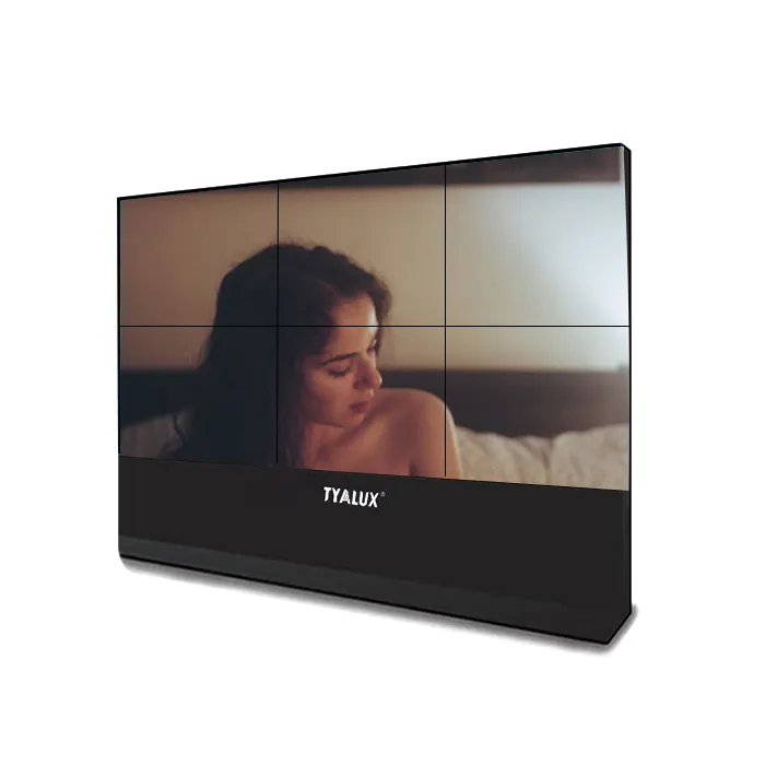 65 дюймов 3,5 мм ободок Ультра узкая рамка ЖК-Телевизор на стене вертикальный uhd lcd Видео стена с контроллером