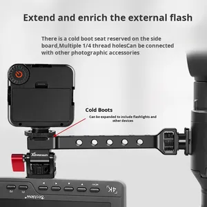 DJI Ronin SC S RSC2 RS2モニター延長アームブラケット付きマイク付きカメラシューズ取り付け必須カメラアクセサリー - Product Image 4