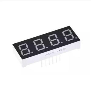0,4 Zoll Digital Tube LED-Anzeige 1Bit 2 Bit 3 Bit 4 Bit Uhr Common Anode Kathode 0,4 "7 Segment LED DIY Red Board - Product Image 5