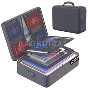 防火文件盒，硬盒高阻燃防火防水文件收纳器 - Product Image 1