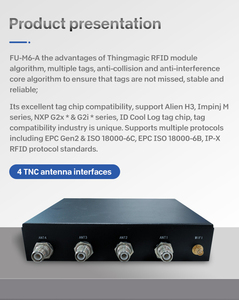 ThingMagics M6e-A Industrial 4-Port RFID Fixed Reader 6B/6D Protocol Linux System RJ45/<strong>RS232</strong> for Warehousing 860-960Mhz - Product Image 5