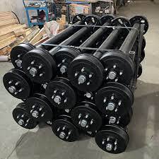 High Quality Custom <strong>Trailer</strong> Single Straight 40-60 mm <strong>Round</strong>/square <strong>Axle</strong> with Out Brakes - Product Image 6