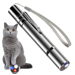Custom gatto Laser giocattolo USB ricarica luce LED torcia ricaricabile torcia UV penna 5 modelli Laser penna gatto giocattoli - Product Image 1