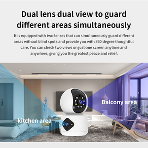 C992DR Dual Lens HD Monitor <strong>Camera</strong> Wifi Home Security Cctv <strong>Camera</strong> Connected to Mobile Phone 2-way Audio Baby <strong>Camera</strong> - Product Image 5