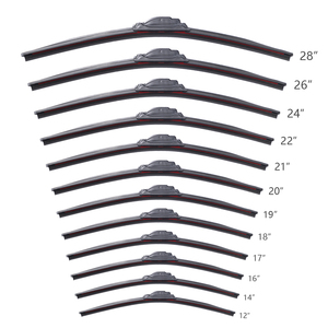 Trendy ruitenwisserblad Multifunctionele beenloze ruitenwissers Natuurrubber ruitenwissers voor 95% van de auto's - Product Image 1
