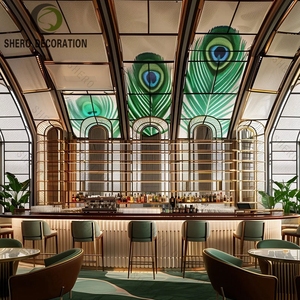 Cao cấp Nhà Hàng đồ nội thất thương mại lớp thép không gỉ bàn ăn thiết lập - Product Image 5