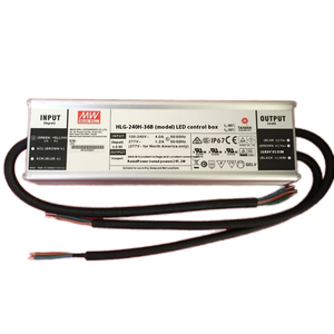 המקור הממוצע טוב 240w מתח קבוע + מתח קבוע הוביל HLG-240H-12V/b ~ 54v/b