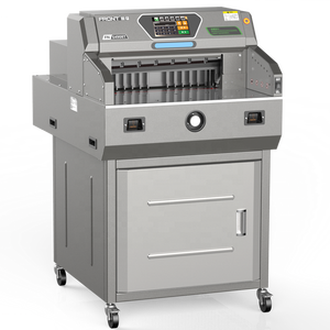 FRONT E4908T the Electric Paper <strong>Cutter</strong> Is Simple and Easy to Operate 490 mm Long Life, High Precision, Safety Indicator Light