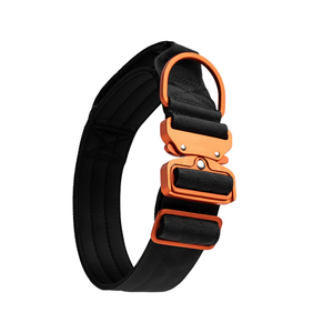 OEM Taktisches Hundegeschirr hiçbir çekme taktik ağır köpek koşum seti ayarlanabilir naylon köpek tasması ve tasma seti - Product Image 4