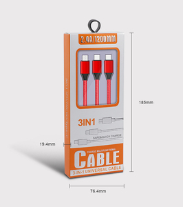 Hot Selling Multiple Universal 3in1 <strong>Charger</strong> <strong>One</strong> Usb Multi 3 in 1 Charging Data Usb Cable for Phone Micro Usb Type C - Product Image 2