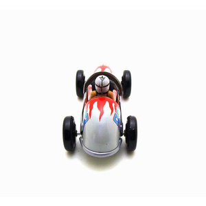 EE1342 Classic Wind up Vehicle Tin <strong>Toy</strong> Handmade Vintage Winder Metal Racer Car Model for Collection Clockwork <strong>Toy</strong> - Product Image 4