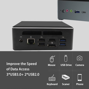 <strong>AMD</strong> Ryzen3 2200U <strong>Processor</strong> Dual Core M.2 SSD up to 2T Mini <strong>Computer</strong> PC for Office - Product Image 5