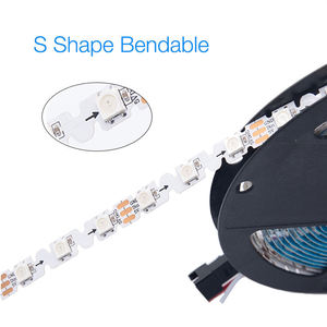 Zigzag Bendable S Shaped Curve Type Addressable Digital WS2812B <strong>5050</strong> 5mm 8 RGB Pixel 48 60 <strong>Leds</strong>/m <strong>5V</strong> ZIG ZAG <strong>LED</strong> Strip Light - Product Image 2