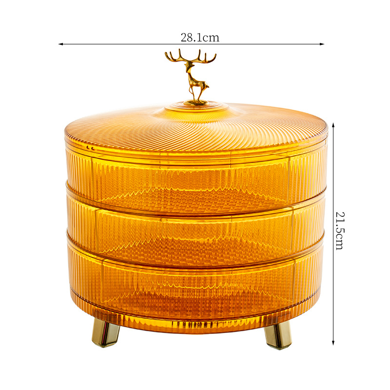 Luxury Orange Three-Layer
