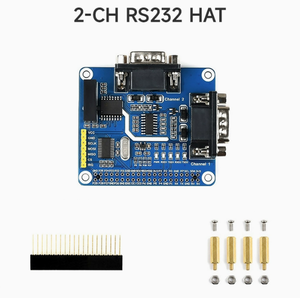 FYX Raspberry PI 2 vías RS232 convertidor placa de expansión serie de doble canal aislado 9 pines macho SPI puerto serie RS232 de doble canal - Product Image 4