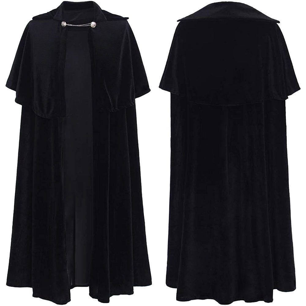Black vampire velvet cloak