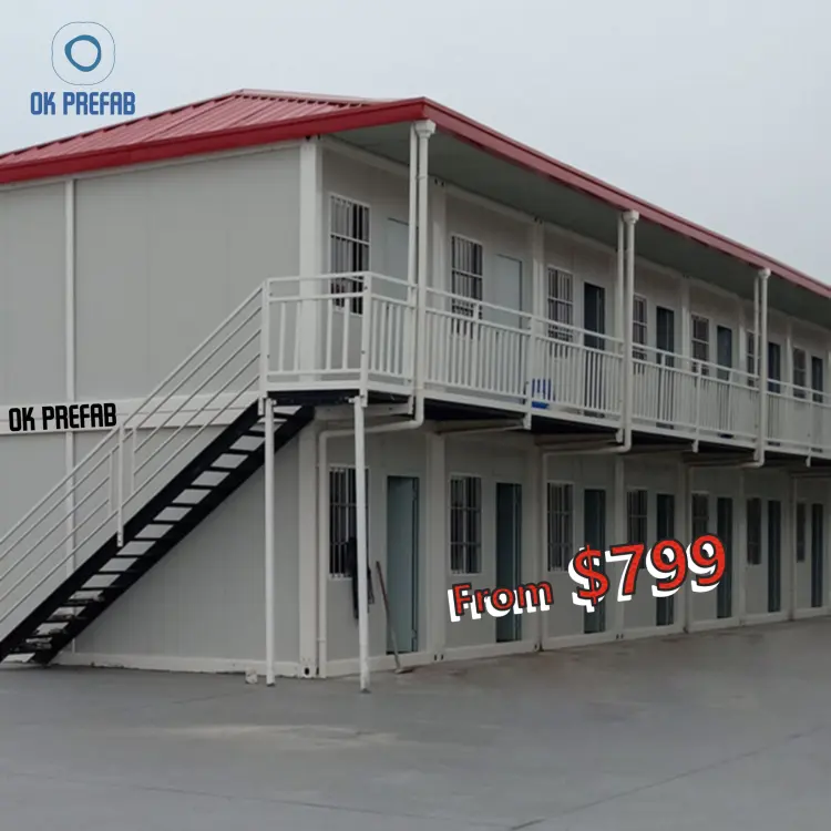 China Fabriek Lage Kosten Eenvoudige Installatie Modulaire Mobiele Bungalow Strand Geprefabriceerde Container Prefab Tiny House