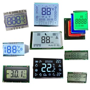 30 años de pantalla LCD personalizada barata pantalla táctil LCD de 7 segmentos pantalla LCD personalizada para temperatura y humedad