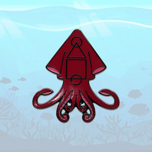 Toptan hiçbir Minimum özel Metal sevimli balık kalamar köpekbalığı arkadaşlar sert emaye yaka iğnesi için deniz organizma sevgilisi - Product Image 6