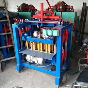 Máquina semiautomática de fabricación de ladrillos por vibración para construcción y planta de fabricación Corte manual para ladrillos de hormigón - Product Image 1