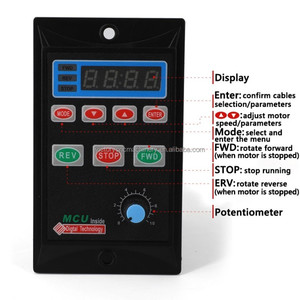 6W-250W UX-52 6 Pin Display digitale intelligente regolatore di velocità regolatore regolatore di velocità regolabile regolatore del motore - Product Image 4