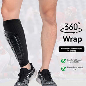 Chất Lượng Cao Bóng Đá Thoáng Khí Tổ Ong Chân Bảo Vệ Bóng Đá Ống Chân Bảo Vệ Tay Áo PU Ống Chân Bảo Vệ Miếng Đệm Cho Thể Thao - Product Image 5