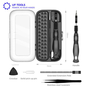 Herramienta de reparación de bricolaje para el hogar, kit de herramientas profesionales para el hogar, juego de destornilladores para teléfono, ordenador portátil, 48 en 1, - Product Image 1