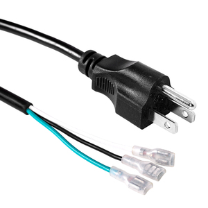 China Factory Supply <strong>18</strong> <strong>AWG</strong> 3 Prong US Plug Computer Ac Power <strong>Cord</strong> for Speaker PC Desktop Rice Cooker Printer Power Supply <strong>Cord</strong> - Product Image 1