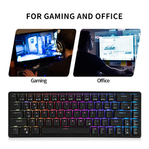 Royal Kludge-miniteclado mecánico para juegos de pc, dispositivo móvil RK837, RK G68, RGB, hostswap, 68 teclas, intercambiable, 2,4g, tipo c, rkg68 - Product Image 6