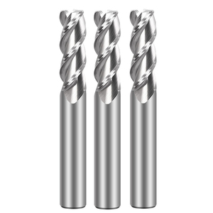 CNC kesme aletleri Aluminum 3F kaplamasız karbür köşe yarıçapı frezeler freze kesicisi ODM alüminyum için özelleştirilmiş - Product Image 1