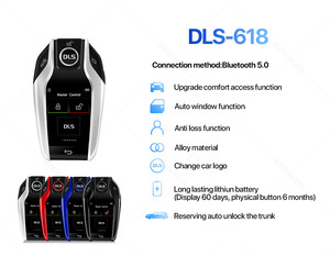 High Quality Auto Smart PKE <strong>Key</strong> Car Security System Universal IPS Touch LCD <strong>Key</strong> with 'Find My Location' Feature Smart Remote <strong>Key</strong> - Product Image 3